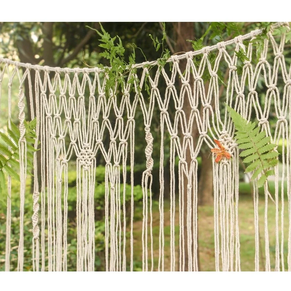 Large Bohemian Macrame Backdrop for weddings or events - Picture 2 of 4